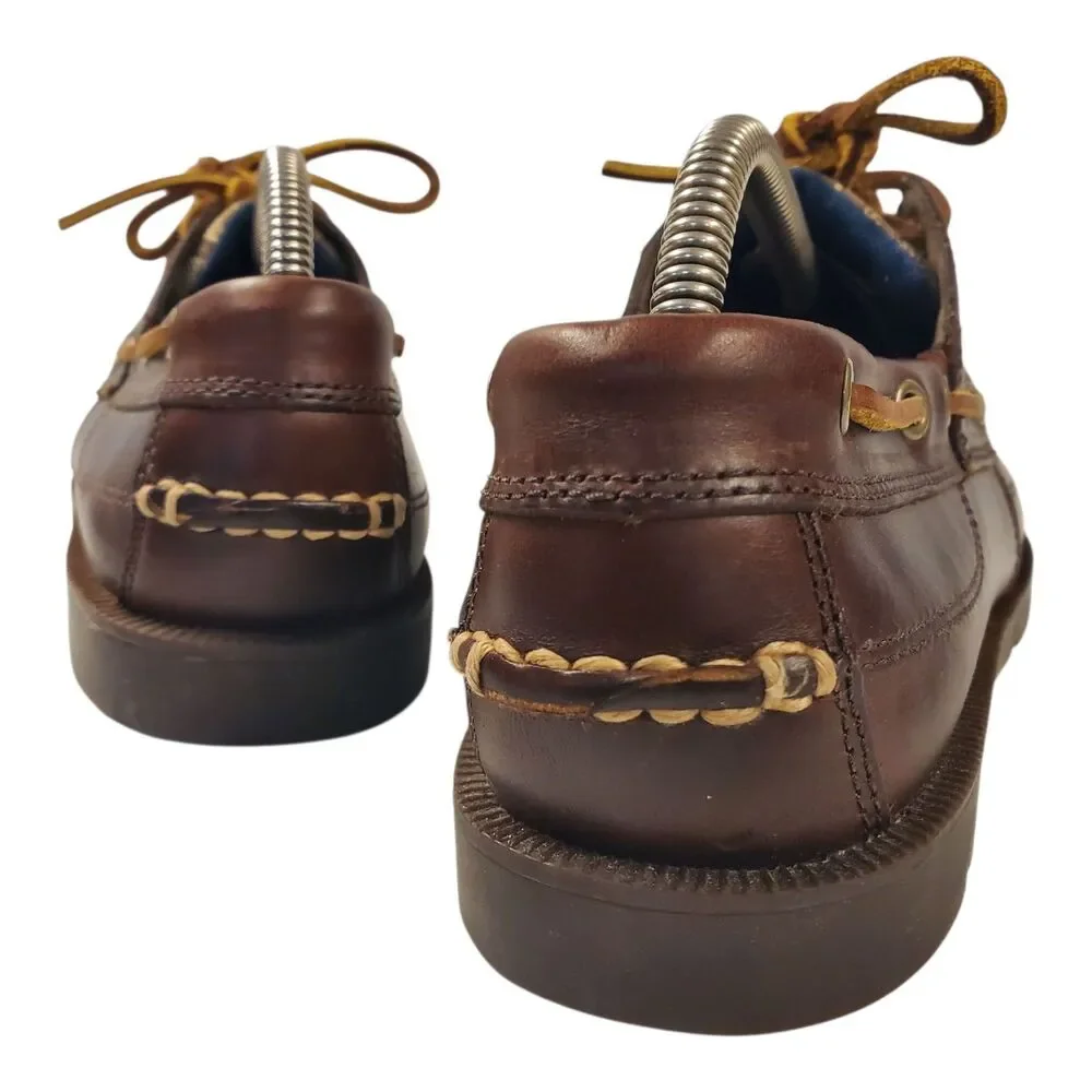 TIMBERLAND Shoes EARTHKEEPERS Mens Size 8.5 Brown Leather Boat Casual 5230R